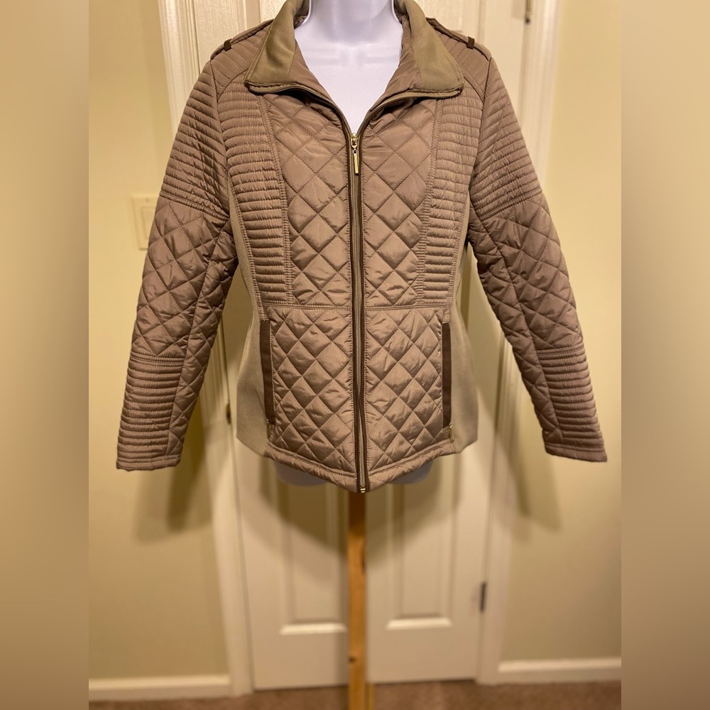 WEATHERPROOF - Quilted Tan Jacket, Size: M